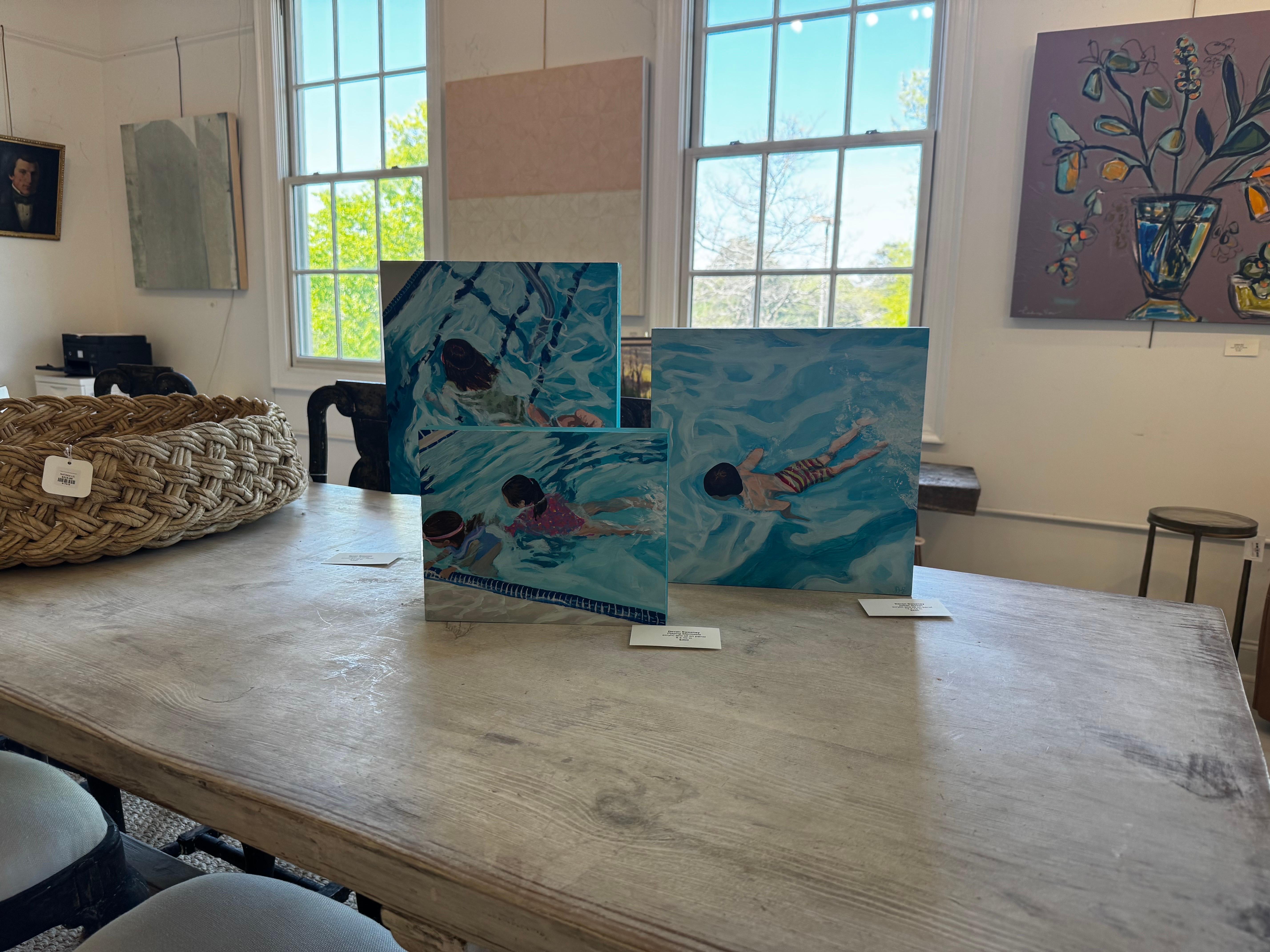 Devan Sweeney - Colorful Coastal Figurative Painting, Playful Beach ...