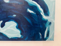 Contemporary Swimming Pool Painting “Pool Party” Oil on Canvas by Devan Sweeney