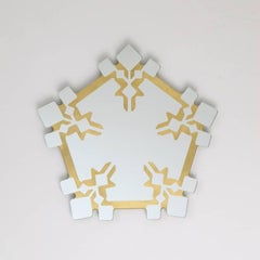 Devant Moi, Contemporary Mirror, Golden Mirror, Wall Mirror