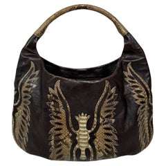 Devi Kroell Large Snakeskin Shoulder Bag