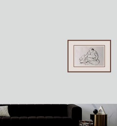 Untitled, Ink on Paper, Modern Artist Devi Prasad Roy Chowdhury “In Stock”