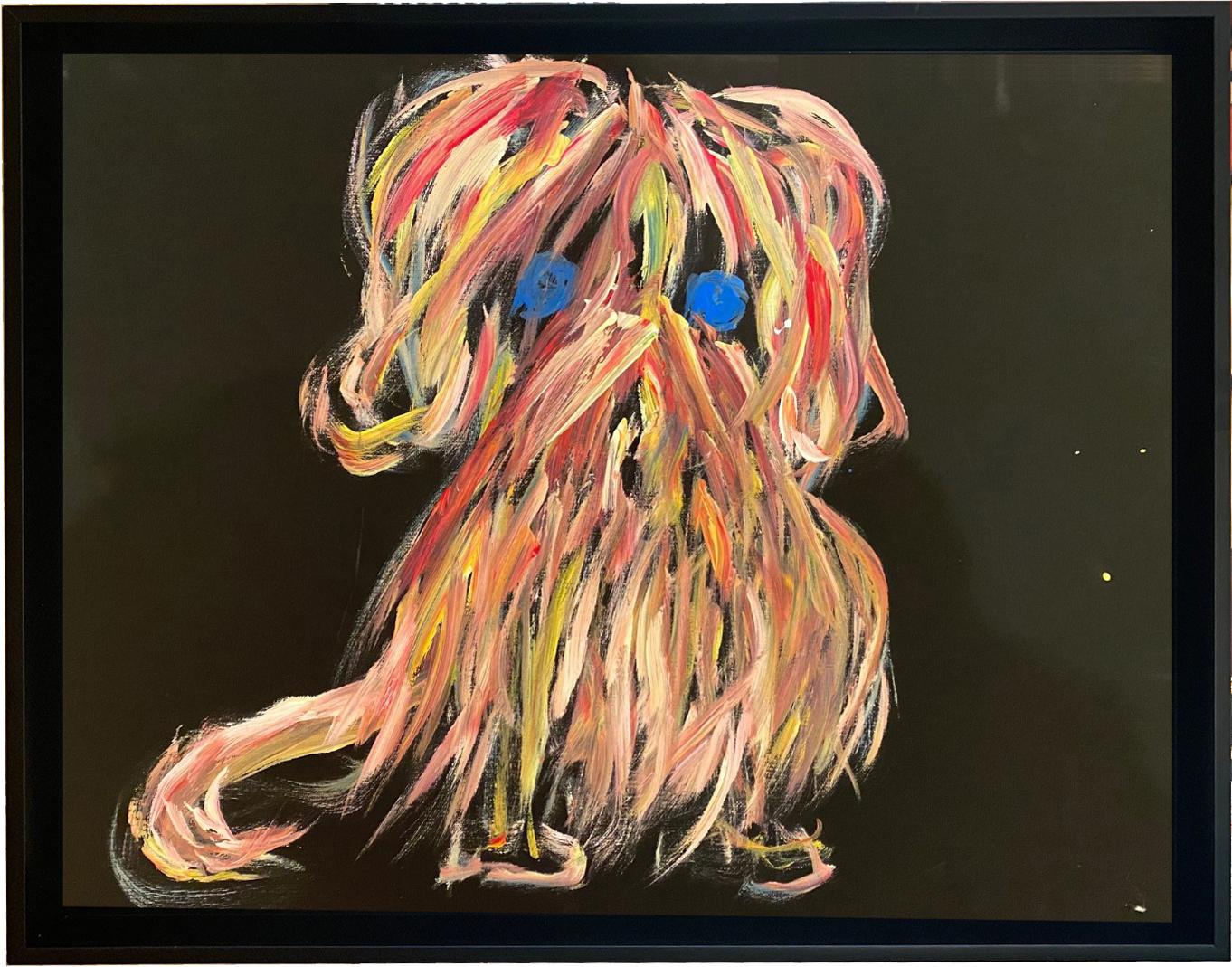 'The Curious Creature' Acrylic On Canvas Original 2021 Painting Contemporary Art