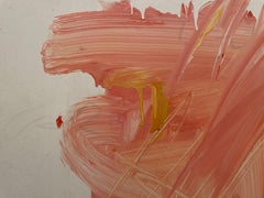 'Pink Celebration' Minimalist Art Contemporary Abstract Painting By Devie