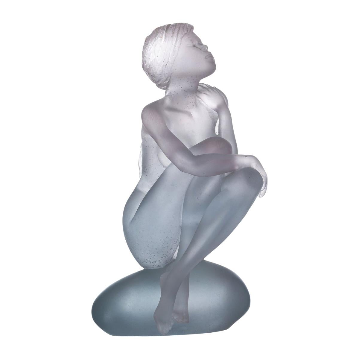Deville Chabrolle Sculpture 'Aphrodite' Daum For Sale