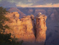 "Afternoon Light, Grand Canyon" - Paysage impressionniste du Sud-Ouest