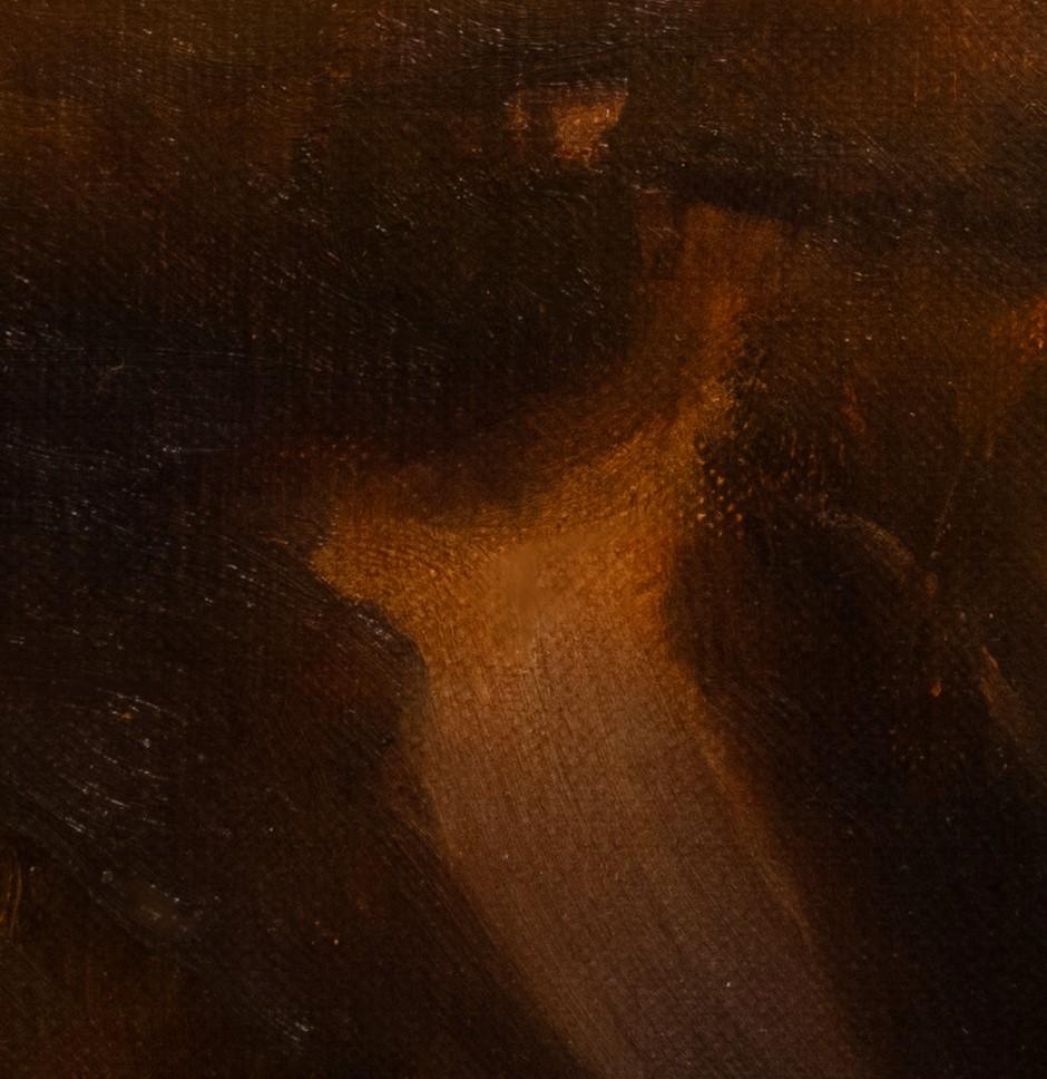 „Darkness on the High Plains“ von Devin Michael Roberts, Landschaft, Ölgemälde im Angebot 2