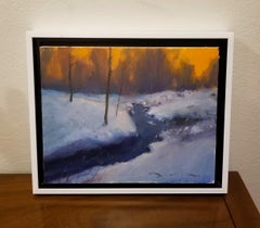 "Winter Solace" by Devin Michael Roberts, Landscape Oil Painting