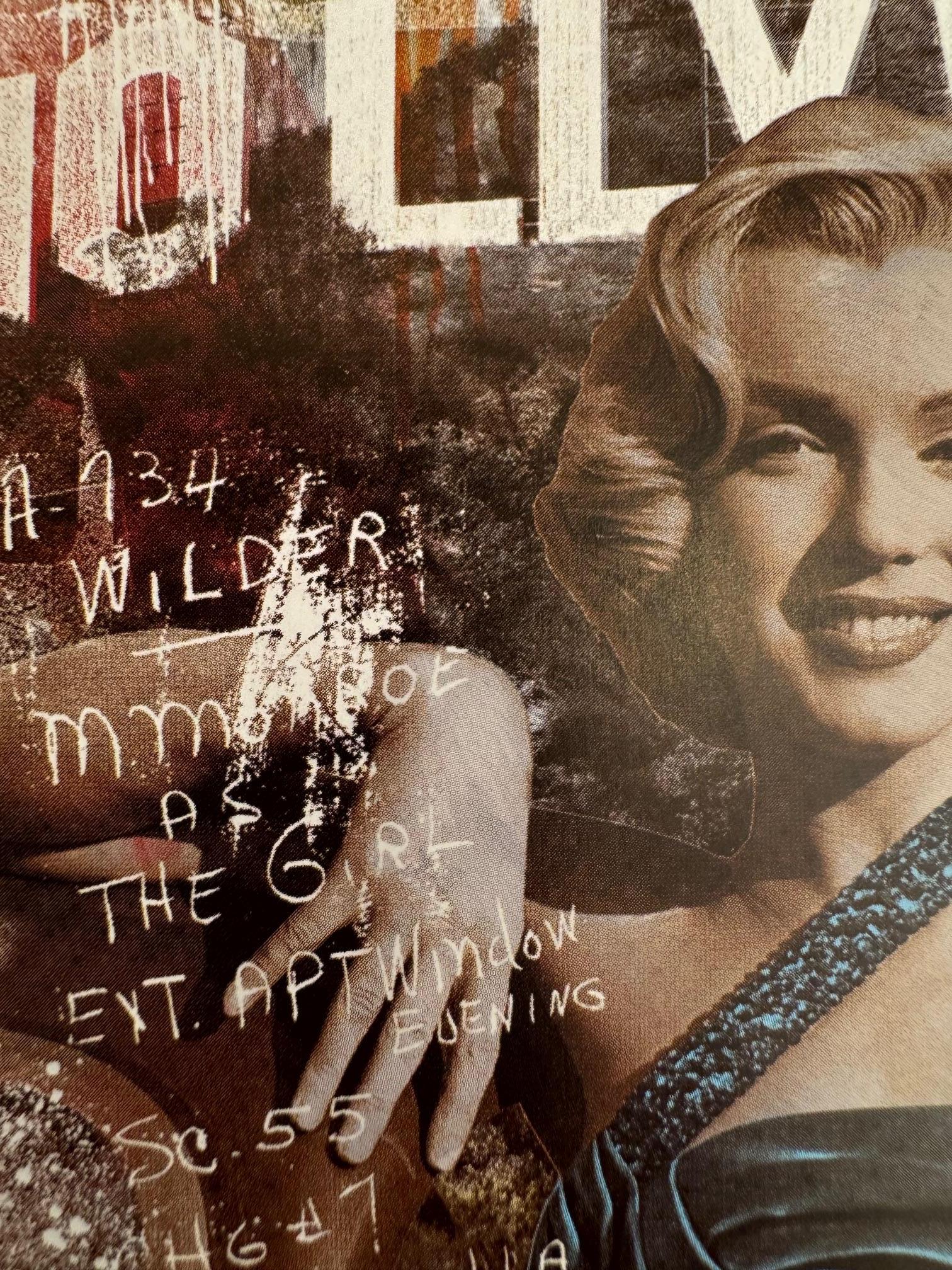 As Rose - contemporary pop art work of Hollywood icon Marilyn Monroe - Pop Art Mixed Media Art by Devin Miles