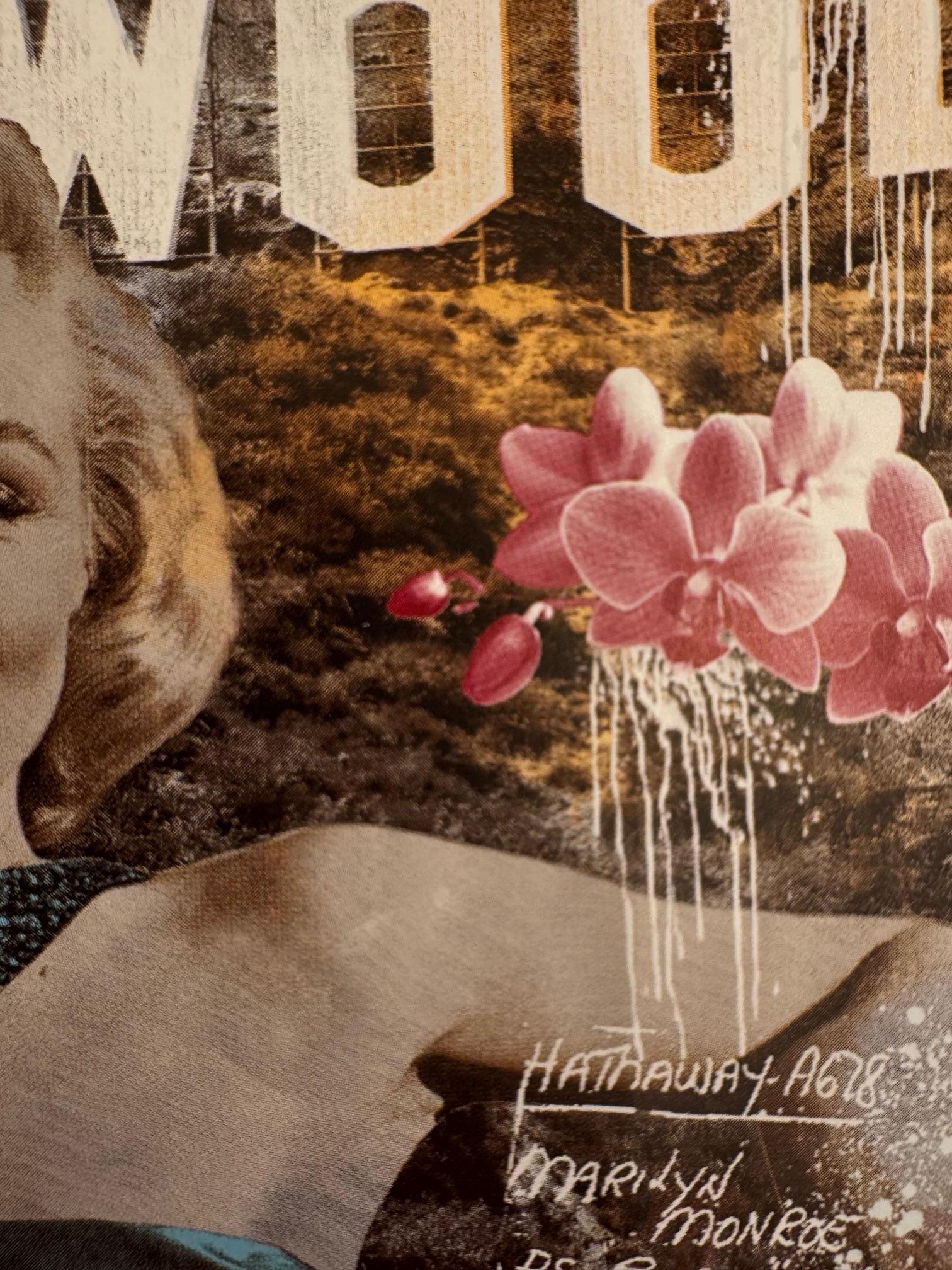 As Rose - contemporary pop art work of Hollywood icon Marilyn Monroe For Sale 2