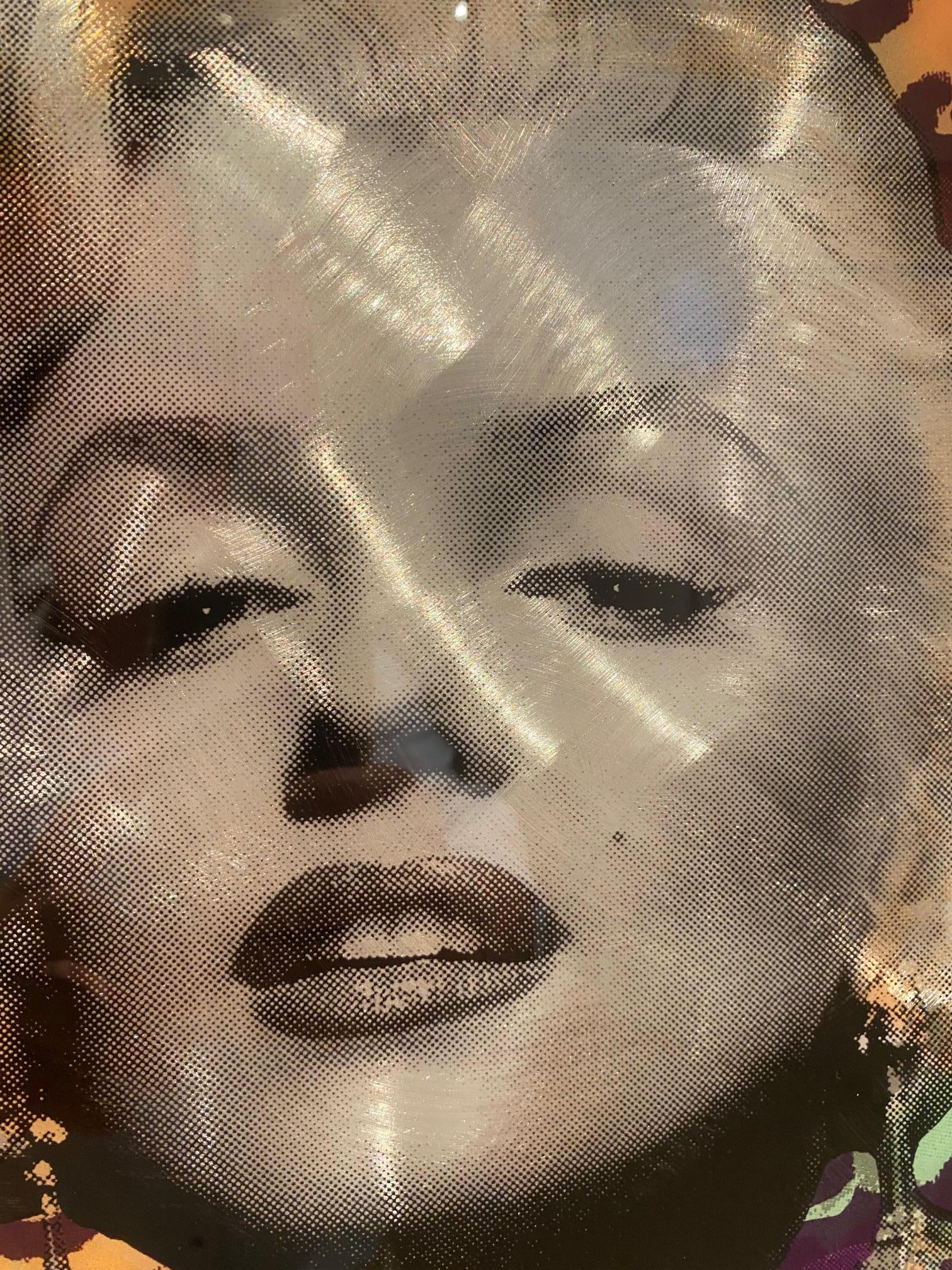 Chanel No. 5 - zeitgenössisches Originalporträt einer Pop-Art-Ikone von Marilyn Monroe im Angebot 3