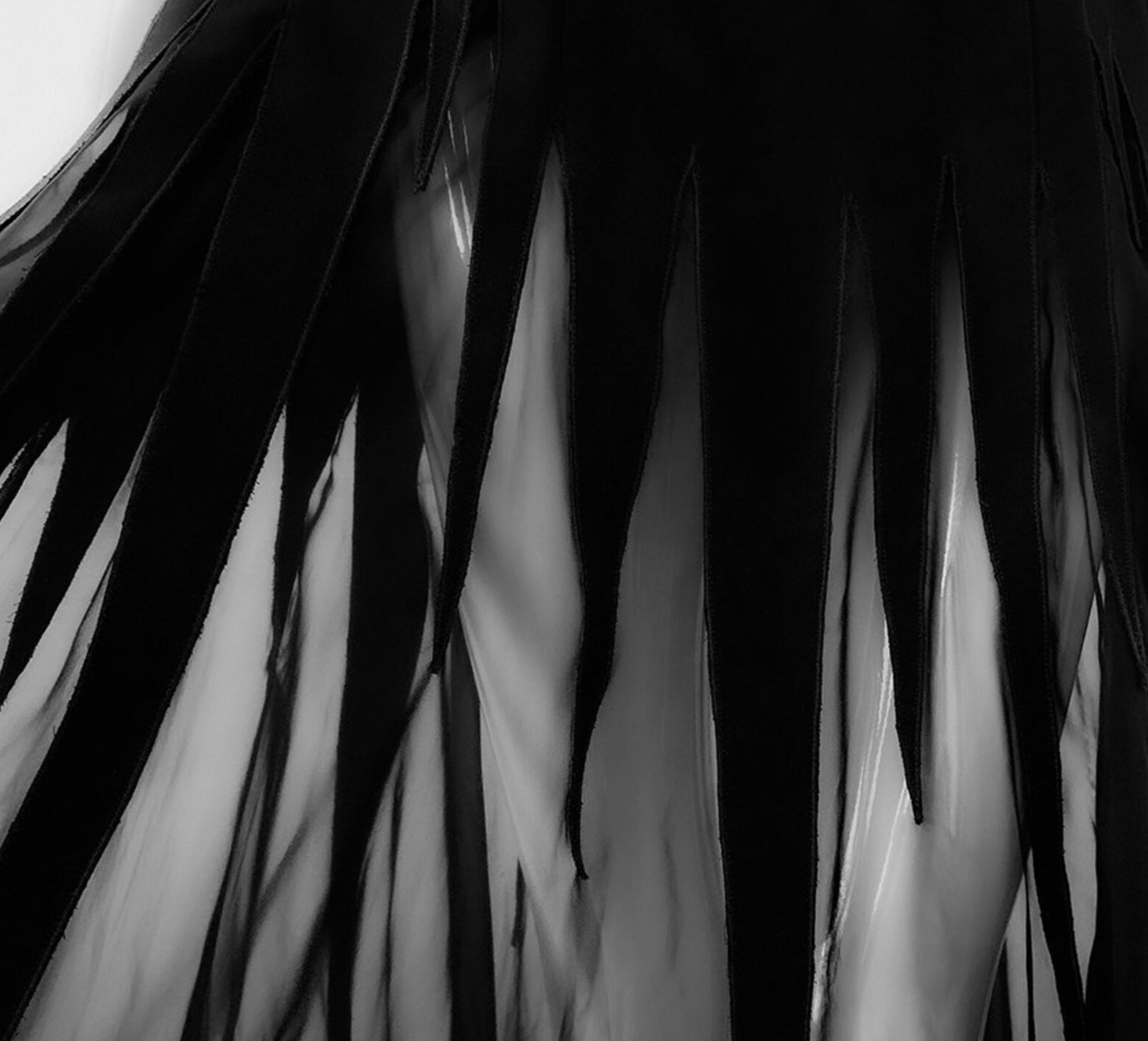 Devine Thierry Mugler Runway Dress Goddess Black Semi Sheer Evening Gown  For Sale 6