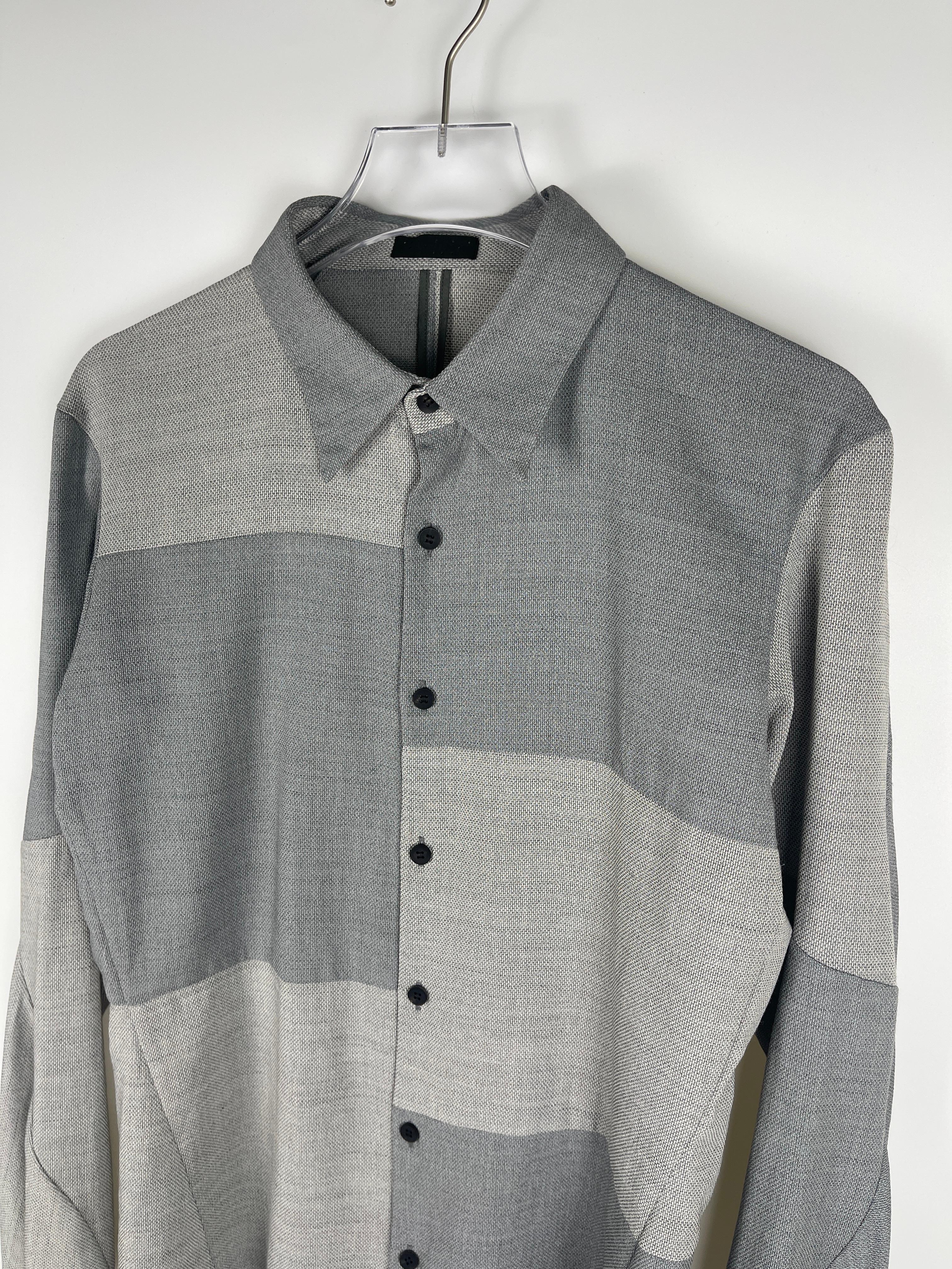 Devoa A/W2014 Panelled Silk Shirt For Sale 4