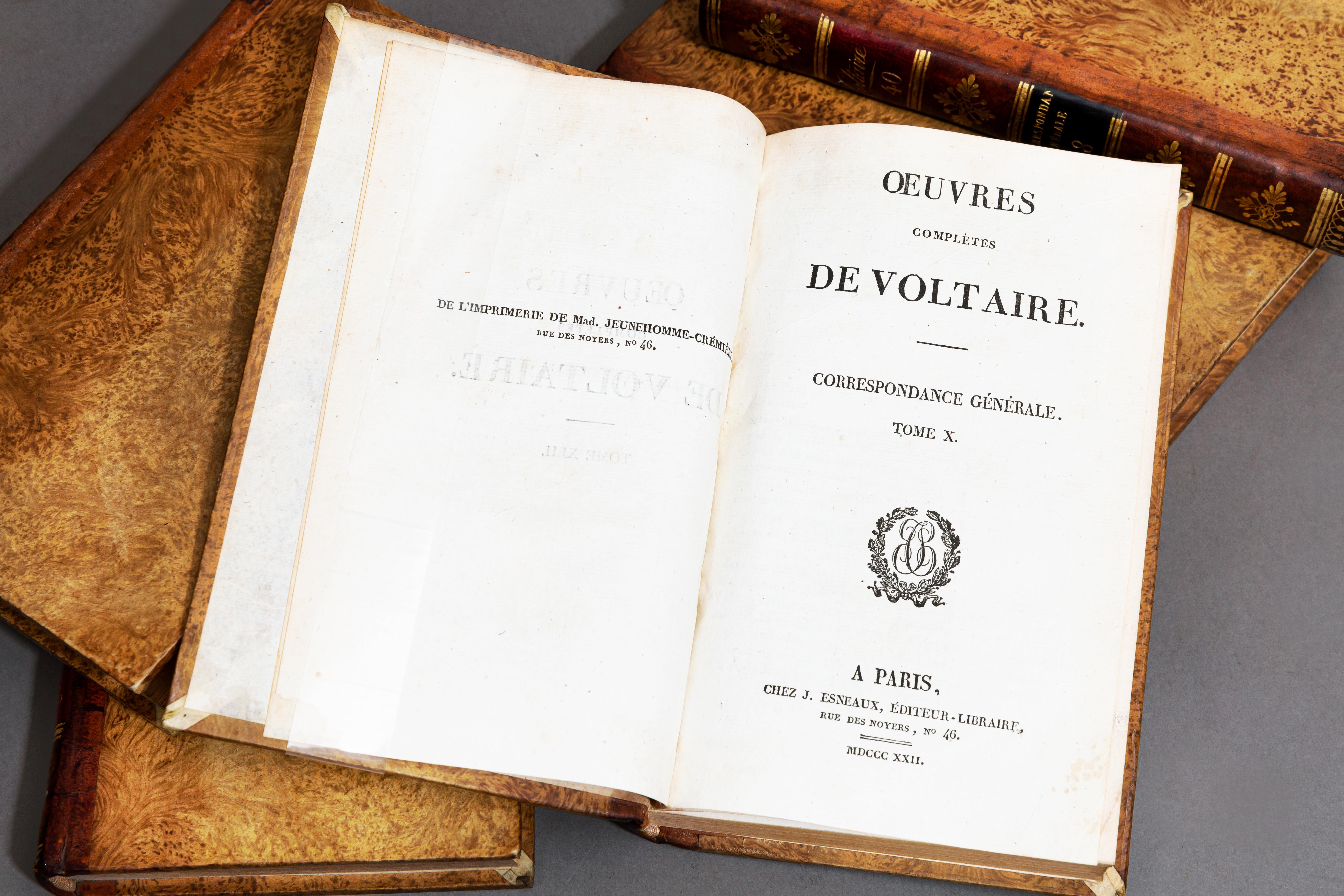 French DeVoltaire, Oeuvures Completes 'Complete Works'