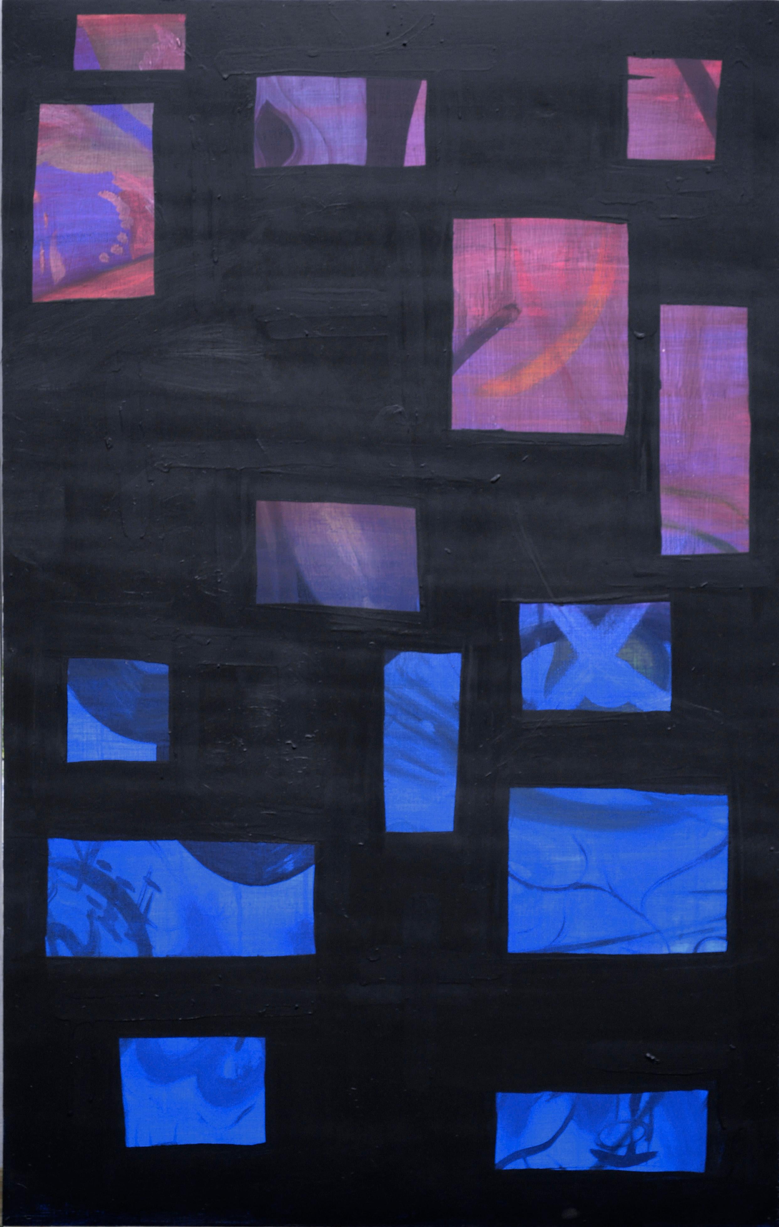 Devon Brockopp-Hammer Abstract Painting - "Gathering Memories" - Abstract Composition