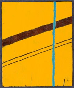 "Stripes" - Abstract Minimalist Composition in Acrylic on Wood Panels