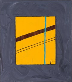 "Stripes" - Abstract Minimalist Composition in Acrylic on Wood Panels