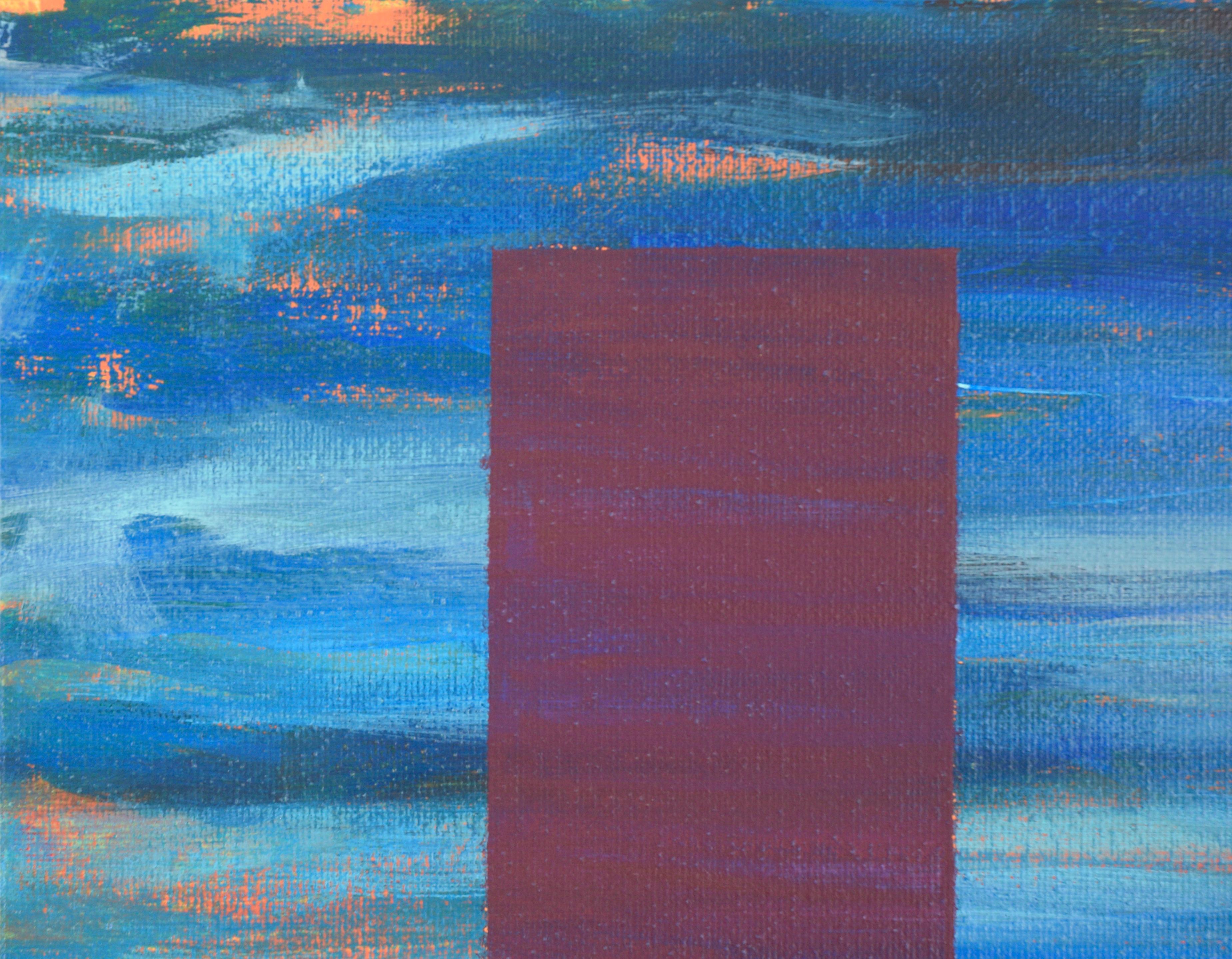 „Dieses ist kein Ort“ (I) – Abstrakte Landschaft – Painting von Devon Brockopp-Hammer