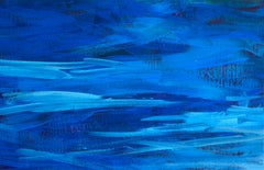 "this is not a place" (II) - Vertical Fauvist Landscape in Acrylic on Canvas
