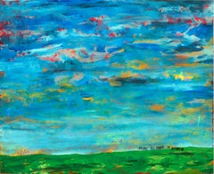 "this is not a place" (IV) - Fauvist Landscape in Acrylic on Canvas