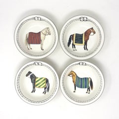 Devon Equestrian Small Bowls S/4, Made in Italy