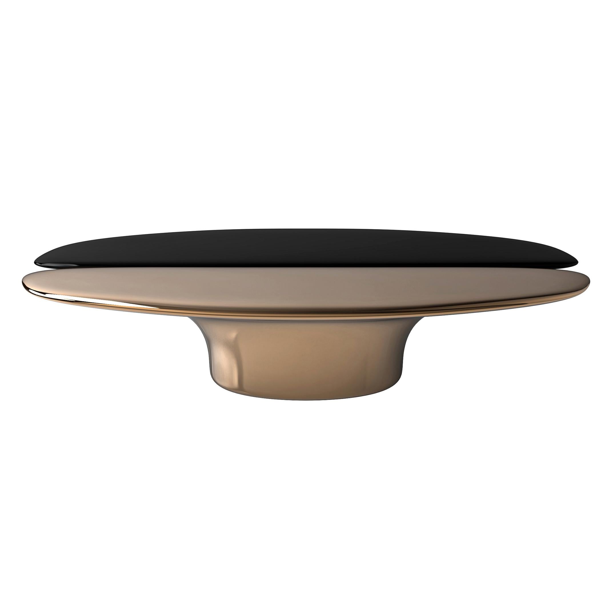 Bronze Table basseDevonshire avec bronze et acier inoxydable, Istanbul en vente
