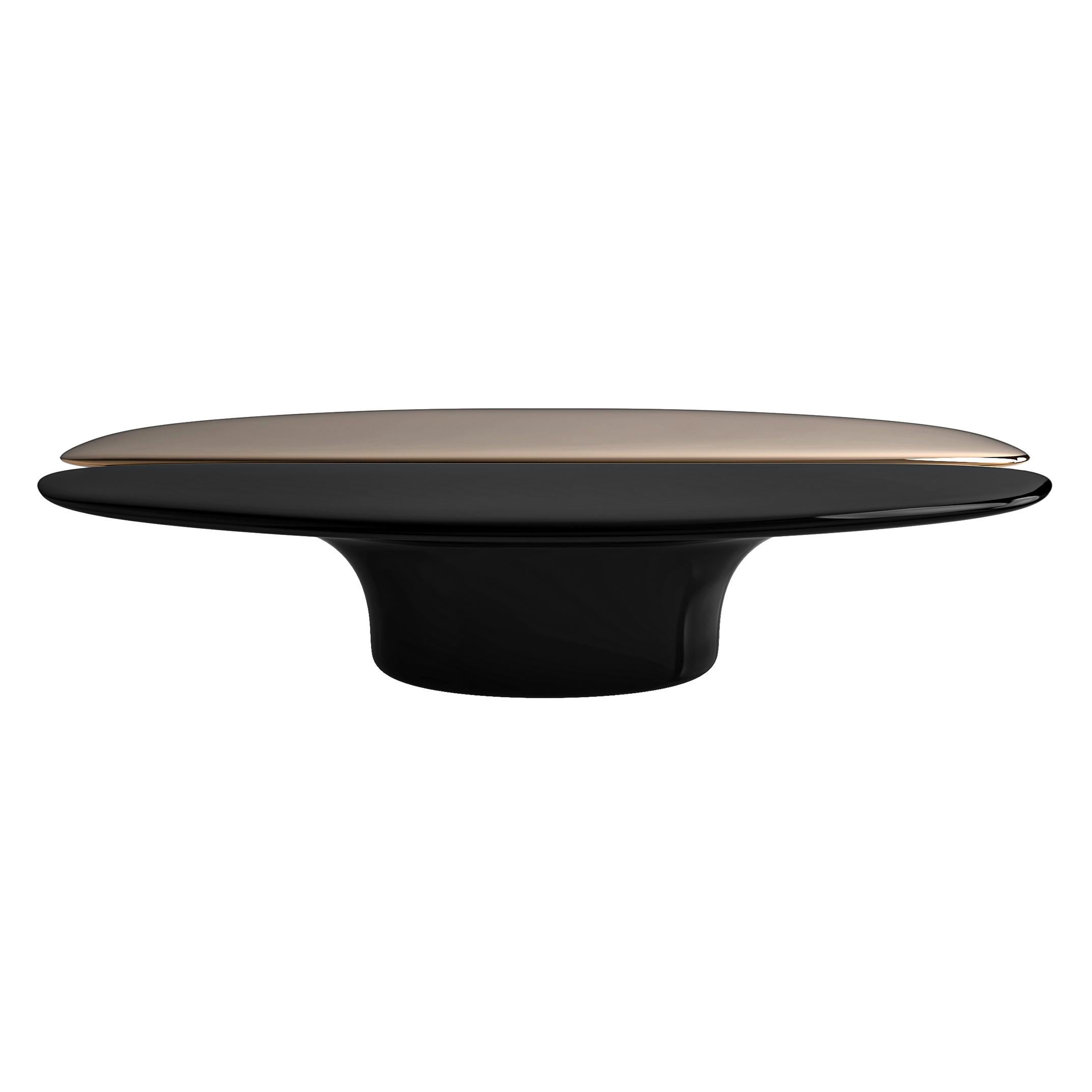 Table basseDevonshire avec bronze et acier inoxydable, Istanbul en vente 1