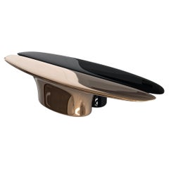 "Devonshire" Coffee Table with Bronze and Stainless Steel, Istanbul