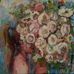 Girl With Flowers IV