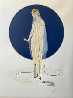 "Devotion" Serigraph by Erté, 1987