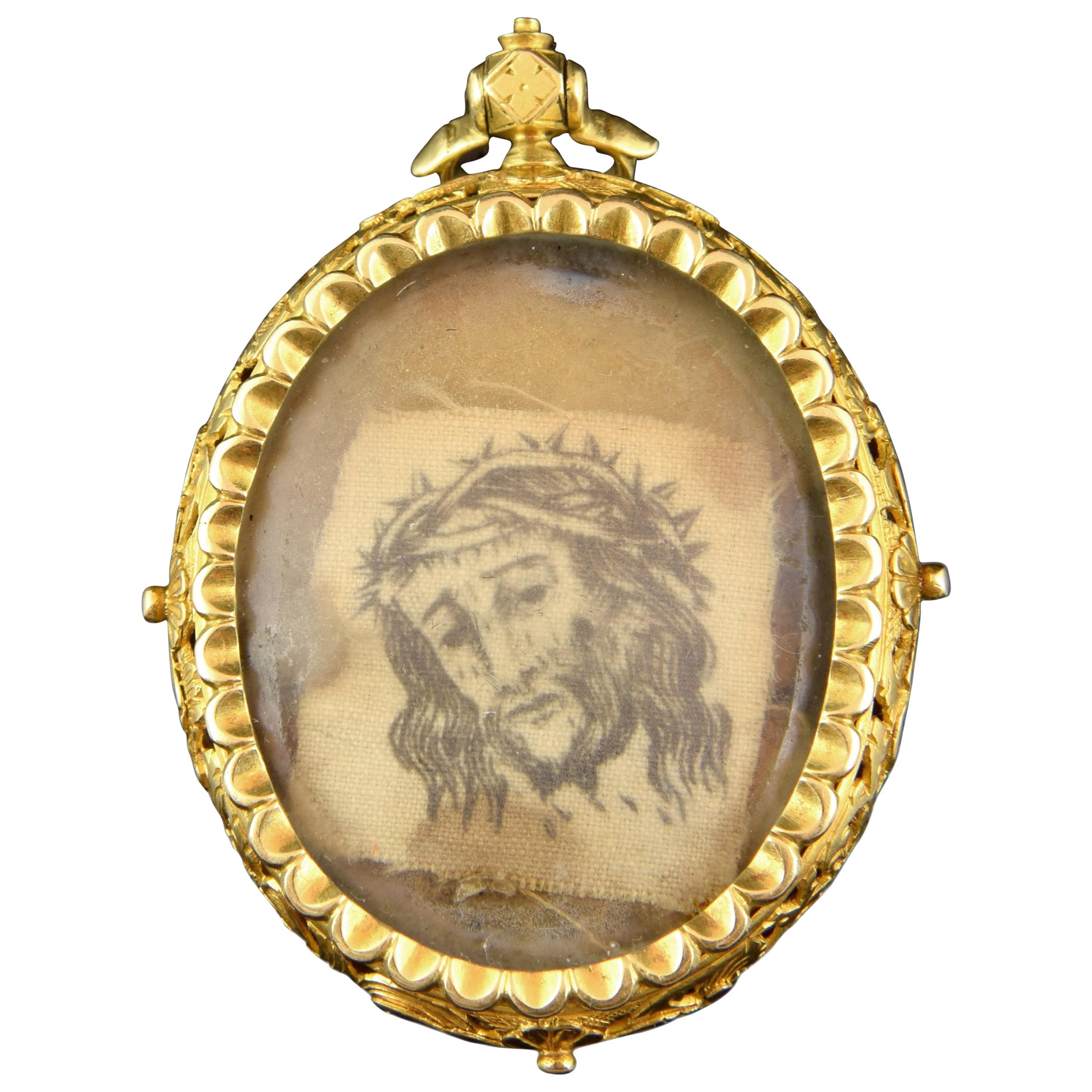 Devotional Pendant, Gold, Possibly, 18th Century