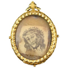 Devotional Pendant, Gold, Possibly, 18th Century