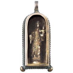 Devotional Pendant, Silver, Glass, 17th Century