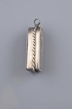 Devotional Pendant, Silver, Glass, Bone, 17th Century