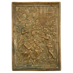 Devotional Plaque, Nativity. Bronze, Spain, 16th-17th Centuries
