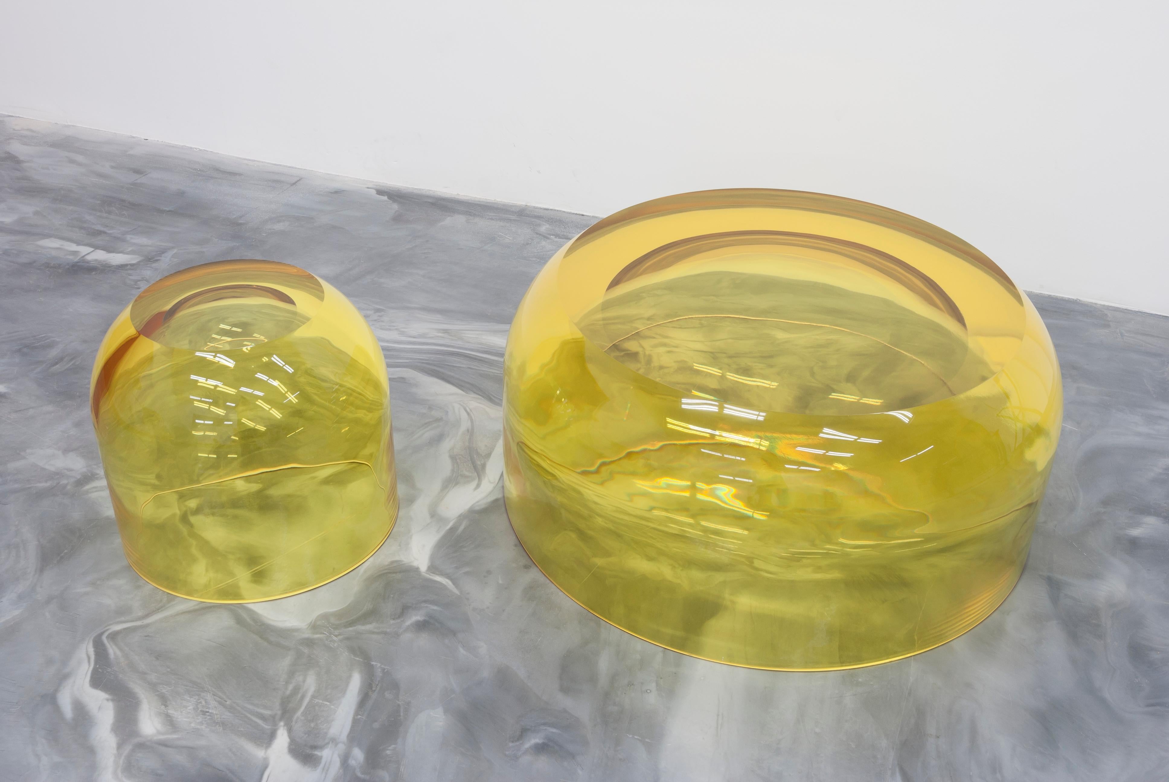 Dew Drop resin side table or stool by Ian Alistair Cochran 1
