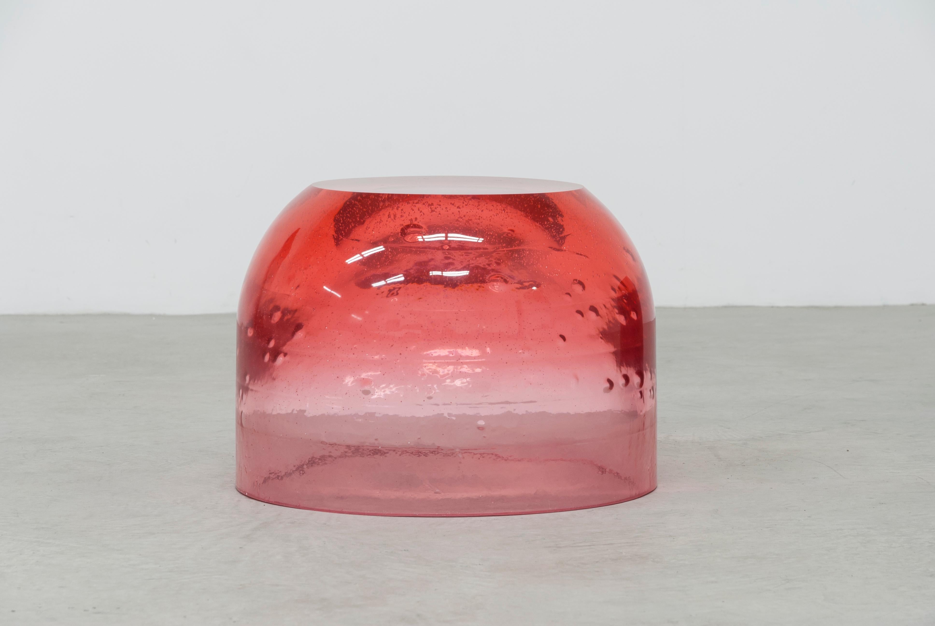 American Dew Drop resin side table or stool by Ian Alistair Cochran