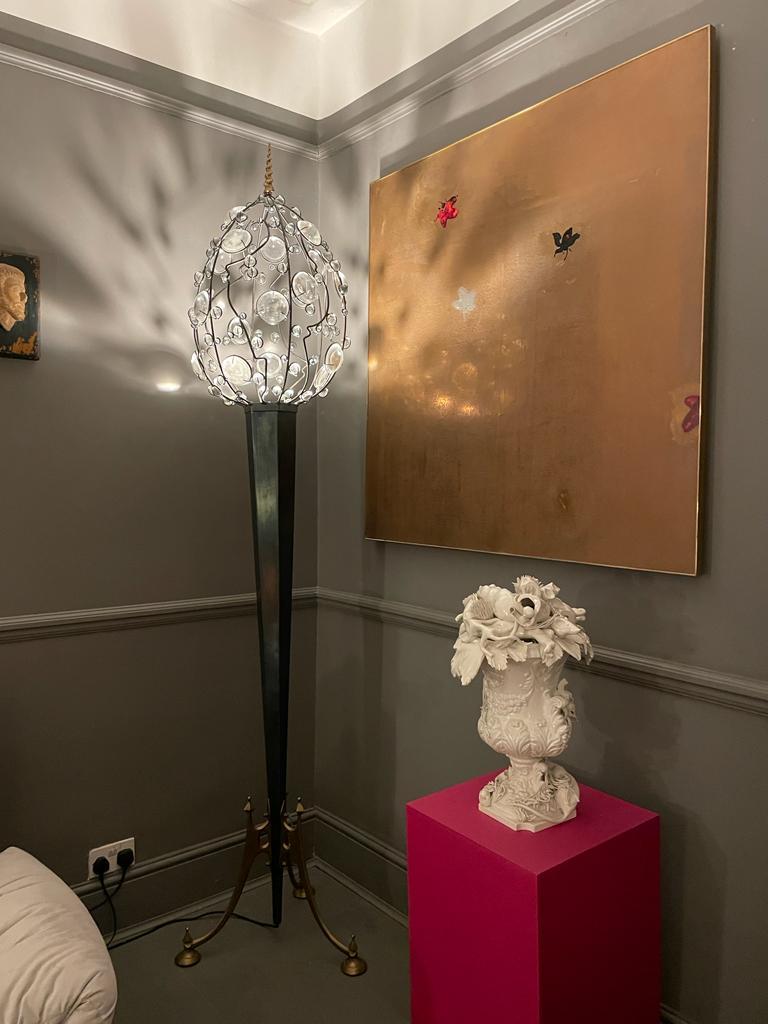Dew-Lampe von Mark Brazier-Jones, UK, 20. Jahrhundert (Patiniert) im Angebot