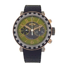 DeWitt Academia 18k Rose Gold Automatic Chronograph Men's Watch AC.6005.28A.M351