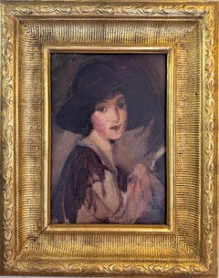 Portrait of A Young Woman In A Hat