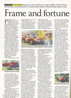 Dexter Brown Original Oil "Enzo 250 GTO"