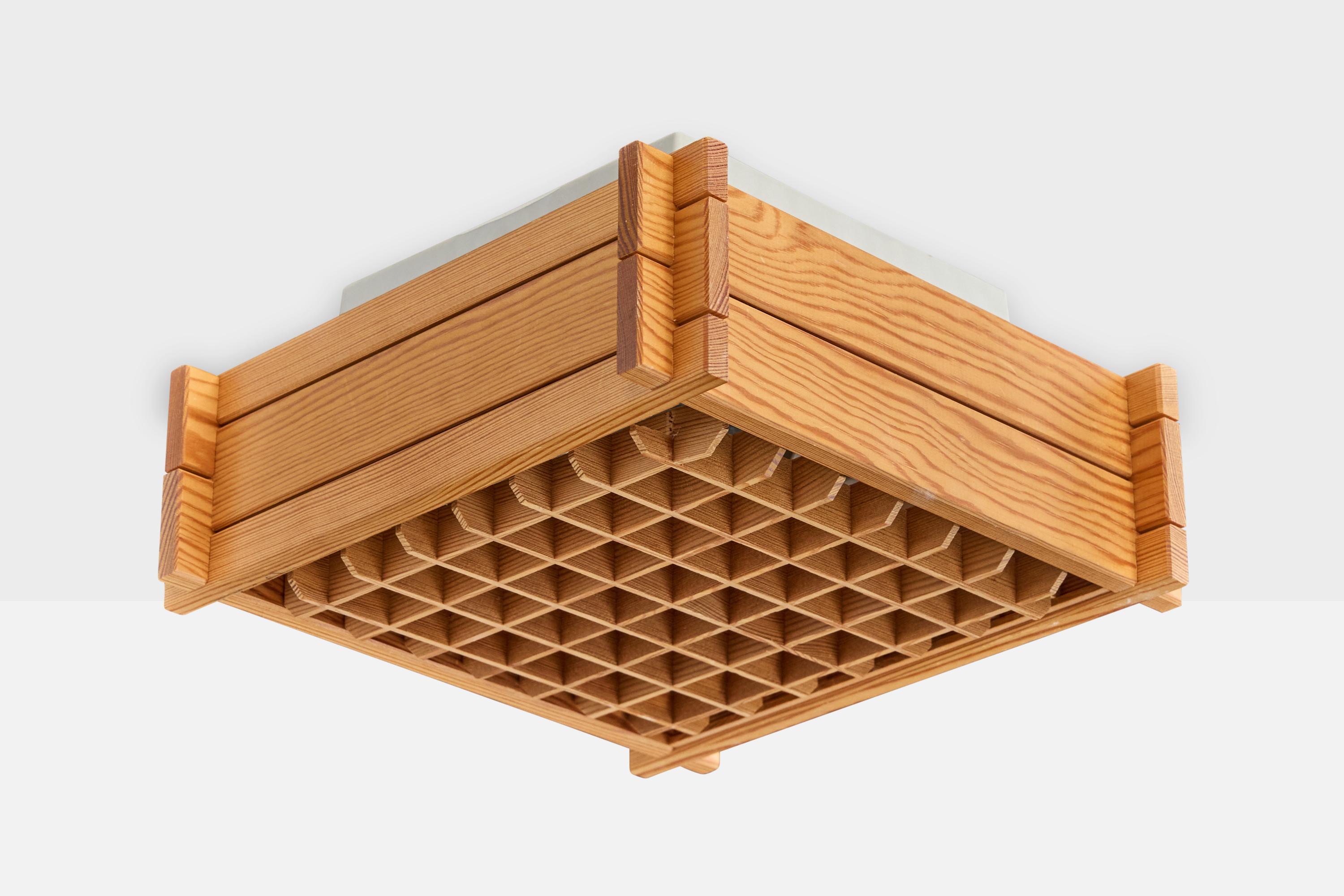 Suédois Dexter, Supports de lampe, Pin, Métal, Suède, années 1980 en vente