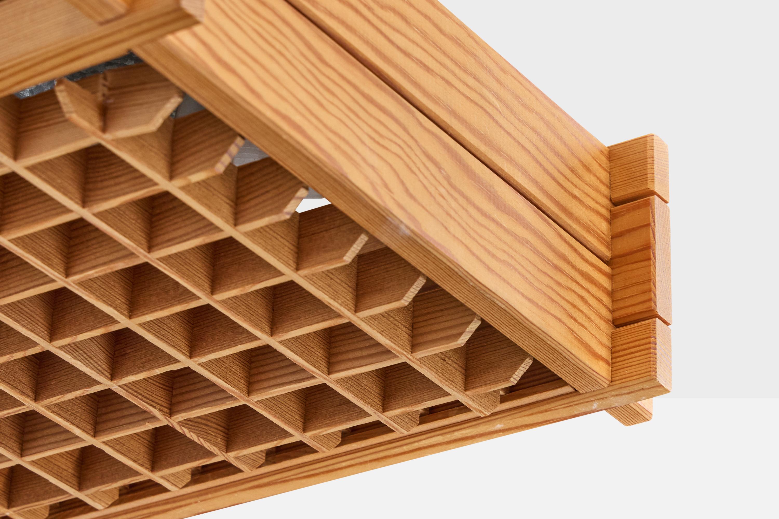 Dexter, Supports de lampe, Pin, Métal, Suède, années 1980 en vente 1