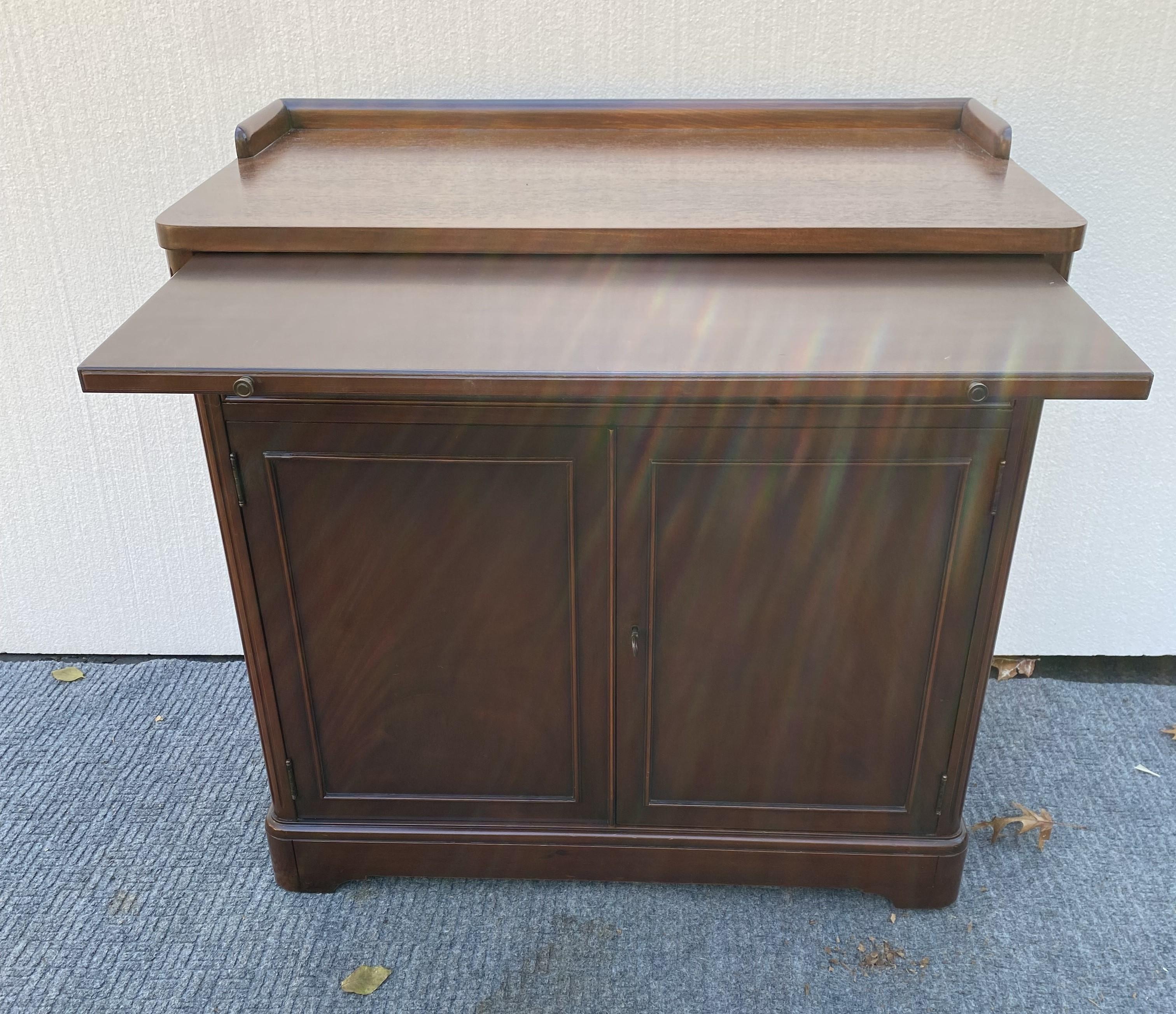 vintage buffet with pull out table