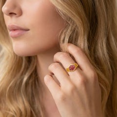 DEXTRARUM IUNCTIO Ancient Roman Intaglio Ring 1st-2nd Cent. AD 22 Kt Gold Ring