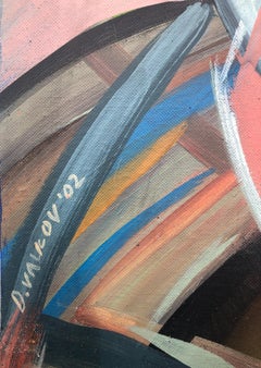 Untitled oil on canvas painting Abstract Expressionism