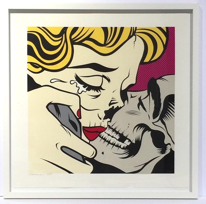 Kiss of Death - Print by D*Face