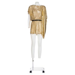 D&G 00's Iconic Metallic Mesh Mini Dress