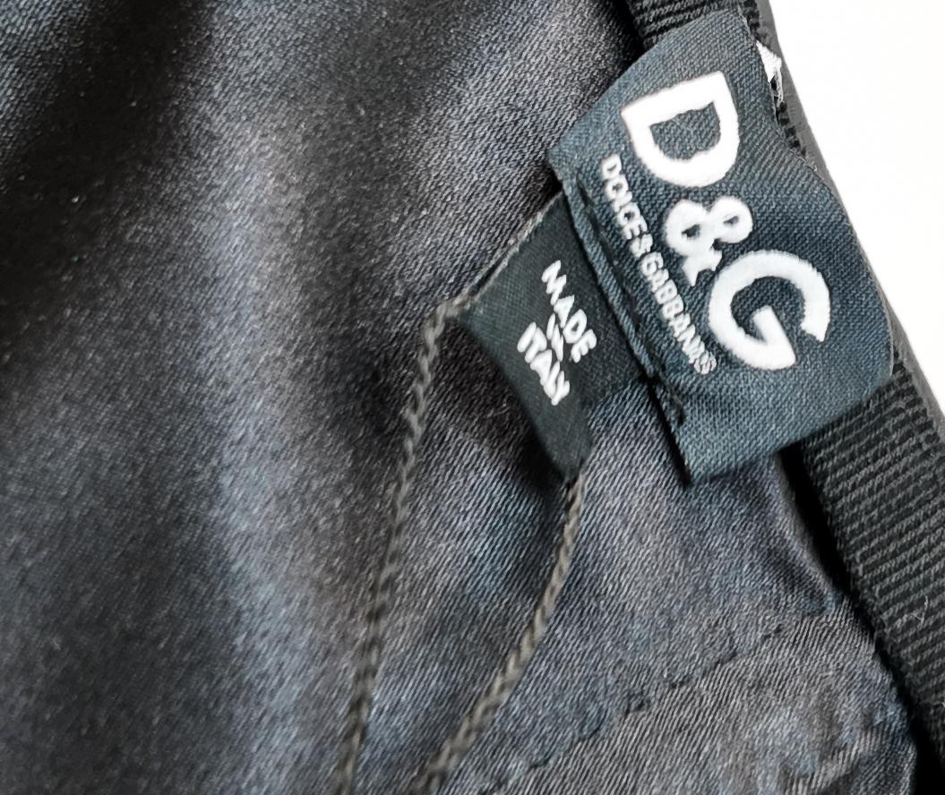 Donna D.G. 2007 Bustier in vernice vinilica nera con nastro di raso in vendita