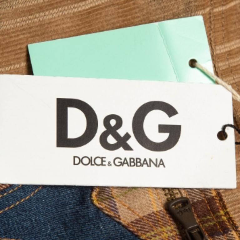 Donna D.D.G. Pantaloni a coste e a quadri in misto lana beige S.D.G. in vendita