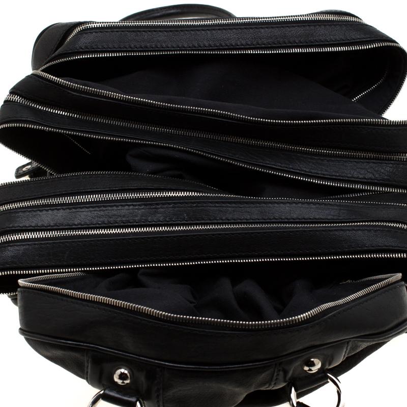 D&G Black Leather Lily Satchel 2